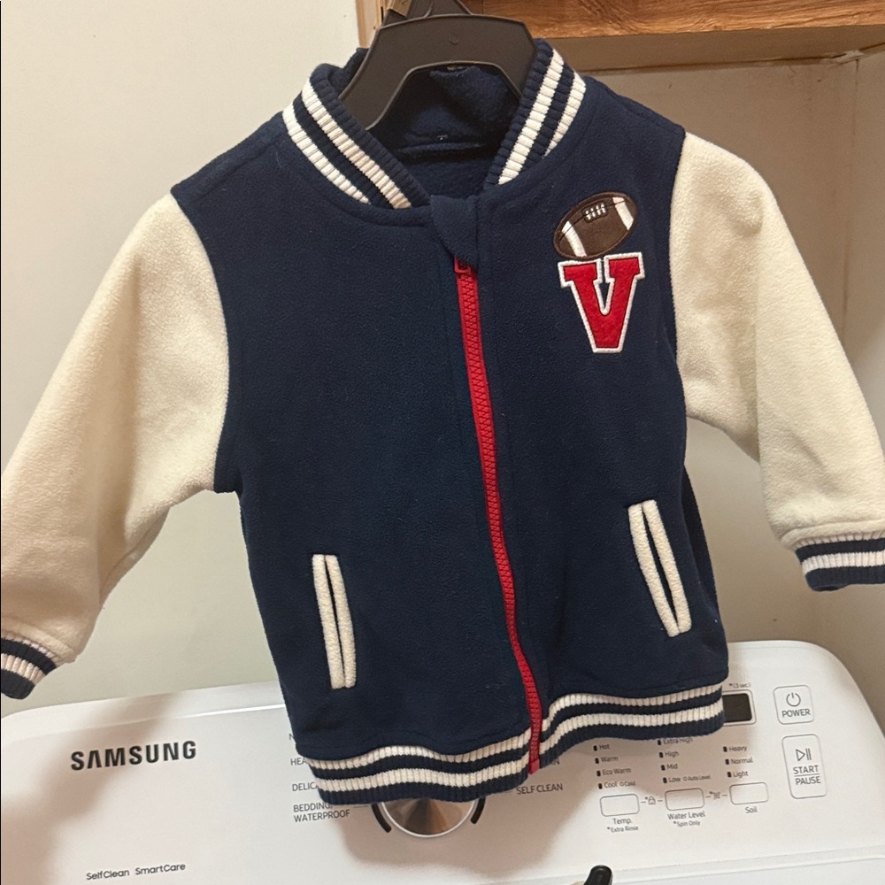 Starting Out Navy and Cream Kids Jacket